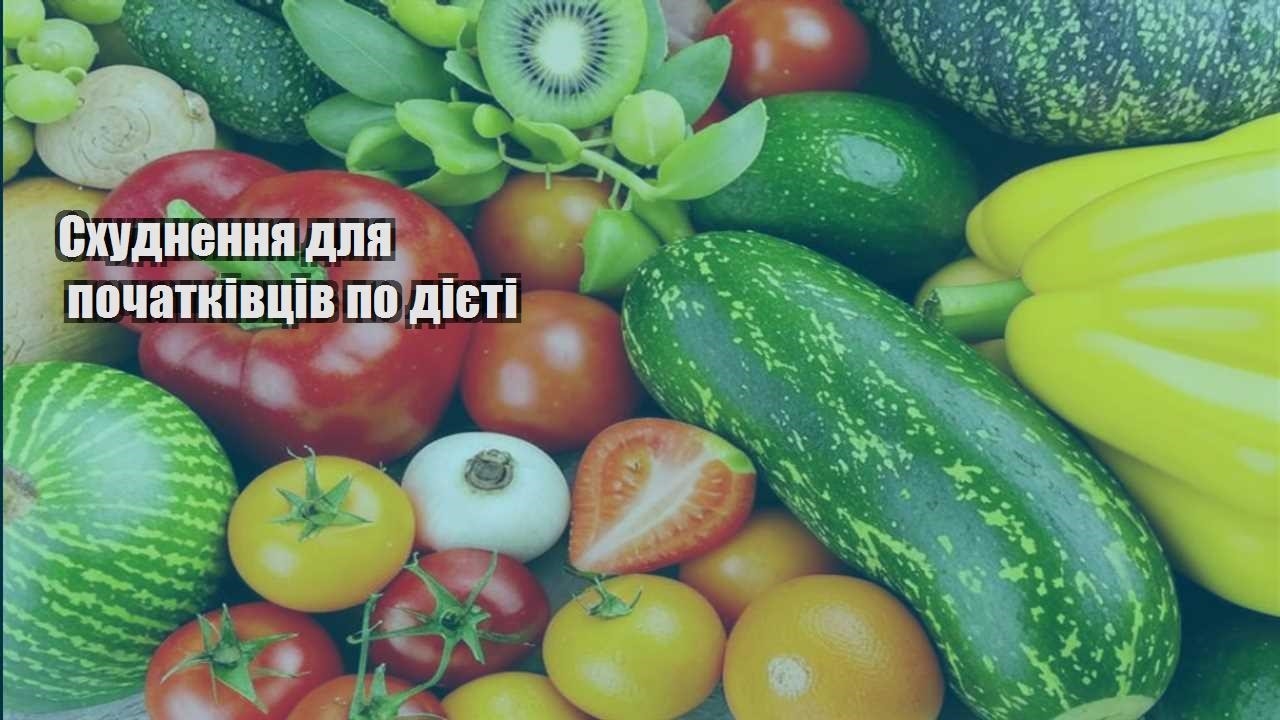 Схуднення для початківців по дієті